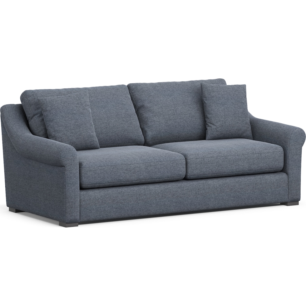 bowery blue sleeper sofa   
