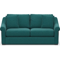 bowery blue sofa   