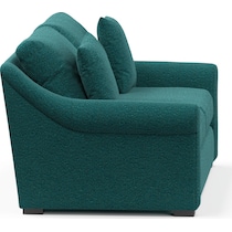 bowery blue sofa   