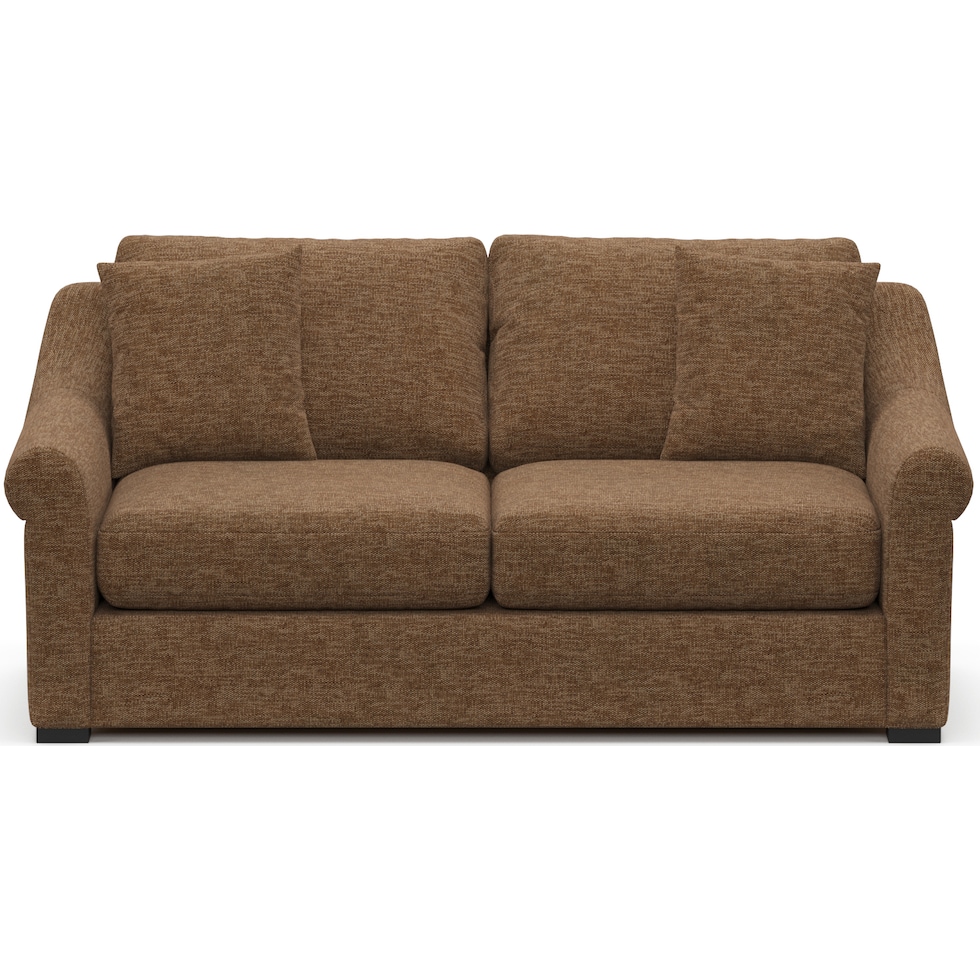 bowery dark brown sleeper sofa   