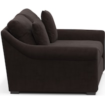 bowery dark brown sleeper sofa   