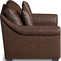 bowery dark brown sleeper sofa   
