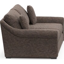 bowery dark brown sofa   