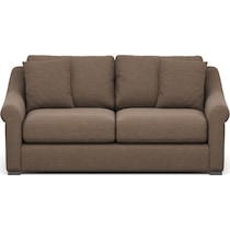 bowery dark brown sofa   