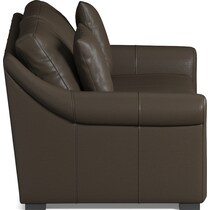 bowery dark brown sofa   
