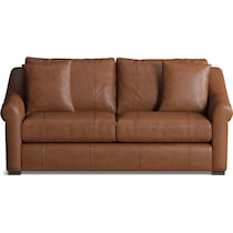 bowery dark brown sofa   