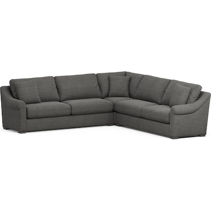 Bowery 3-Piece Sectional - Curious Charcoal