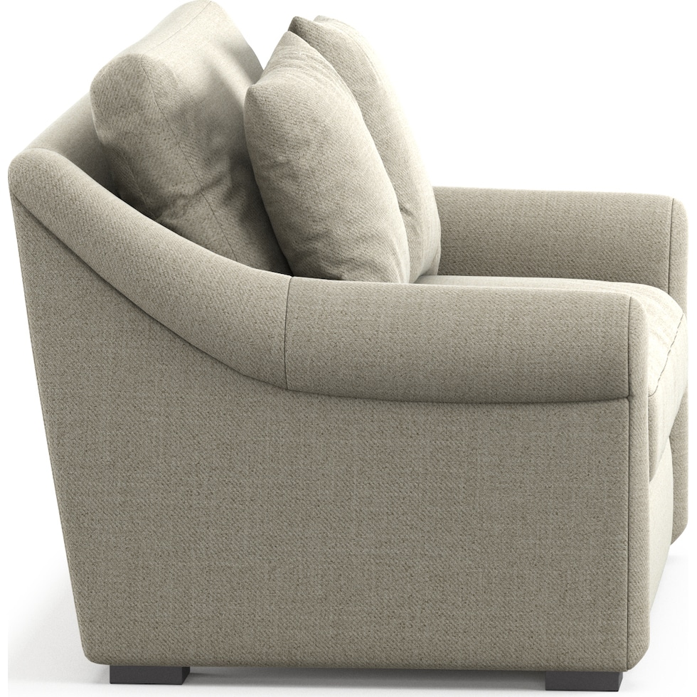 bowery gray chair and a half   
