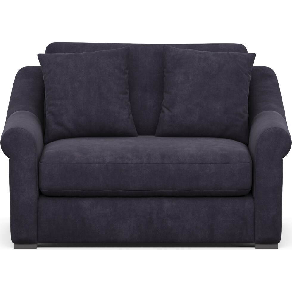 bowery gray chair and a half   