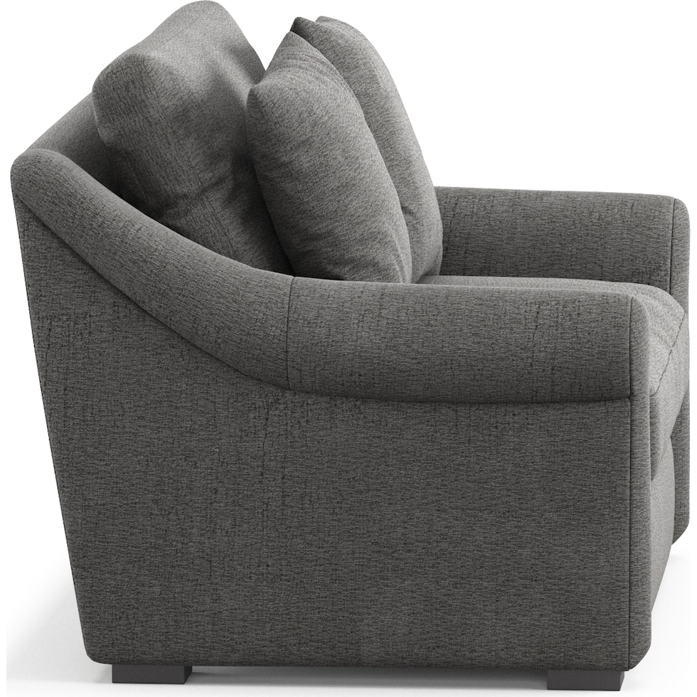 bowery gray chair and a half   