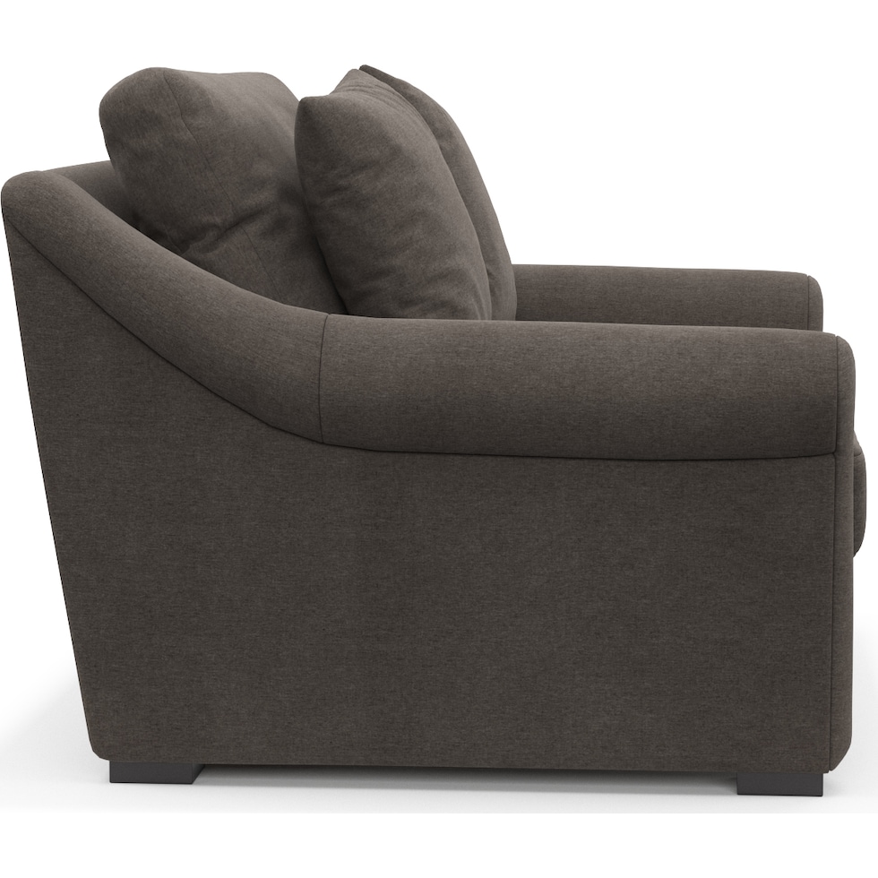 bowery gray chair and a half   
