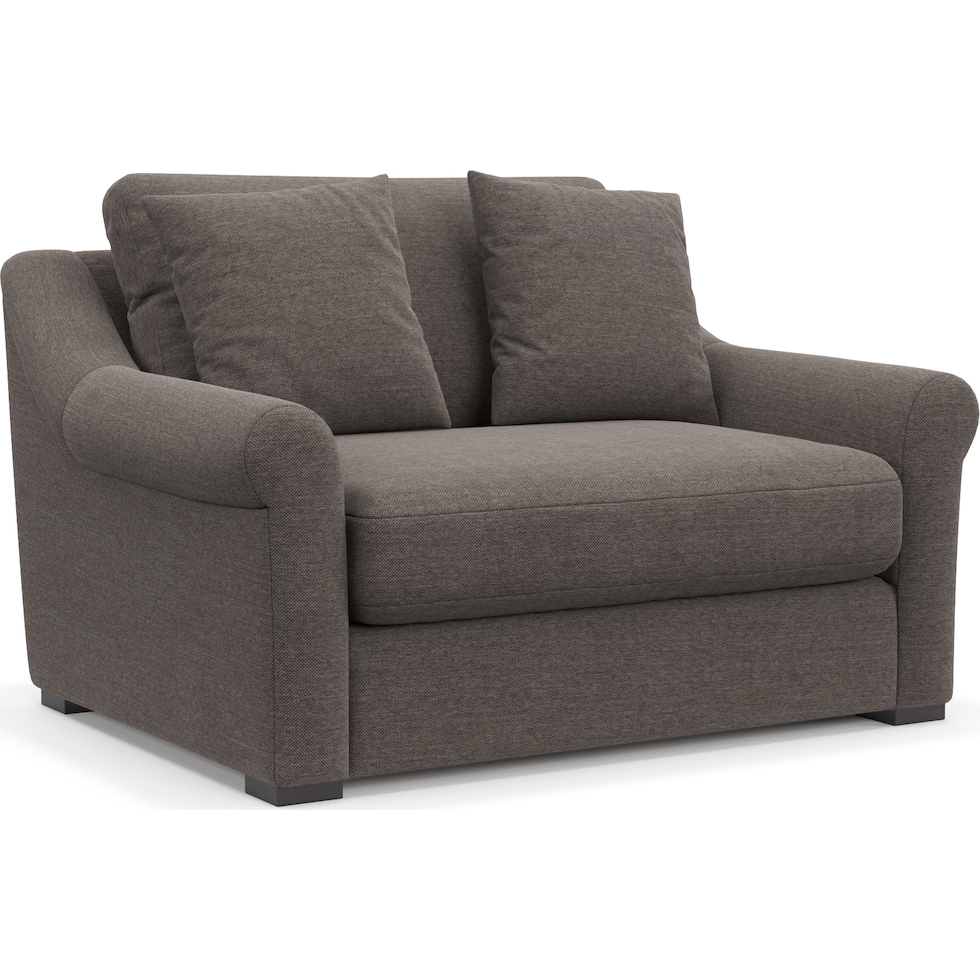 bowery gray chair and a half   