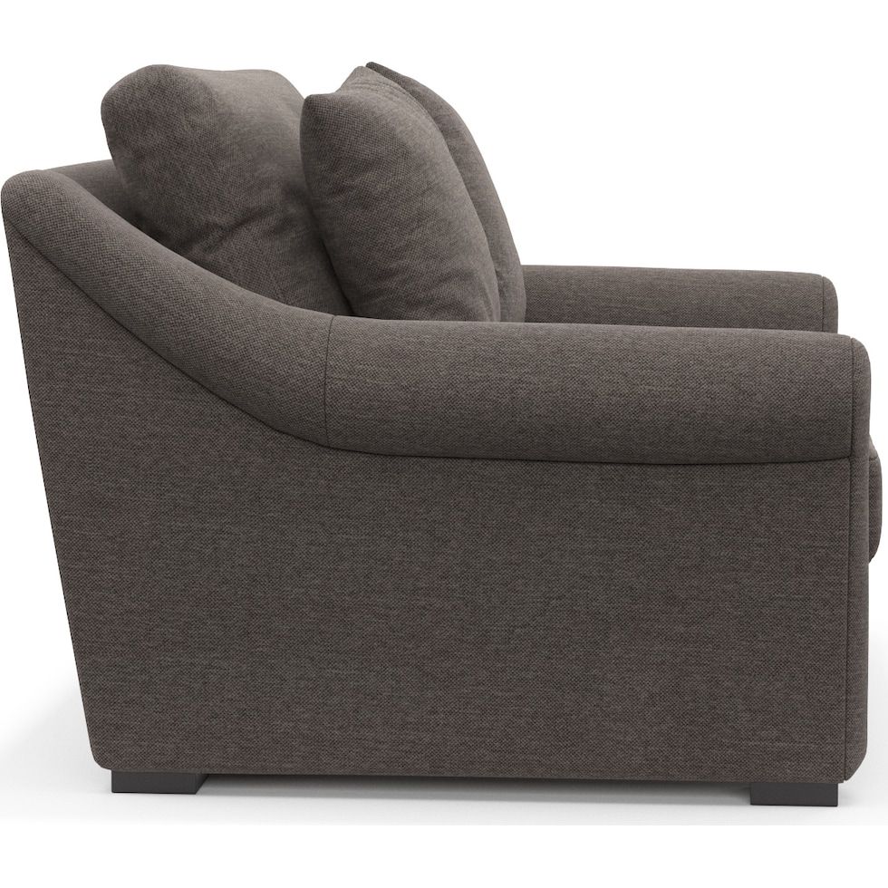 bowery gray chair and a half   