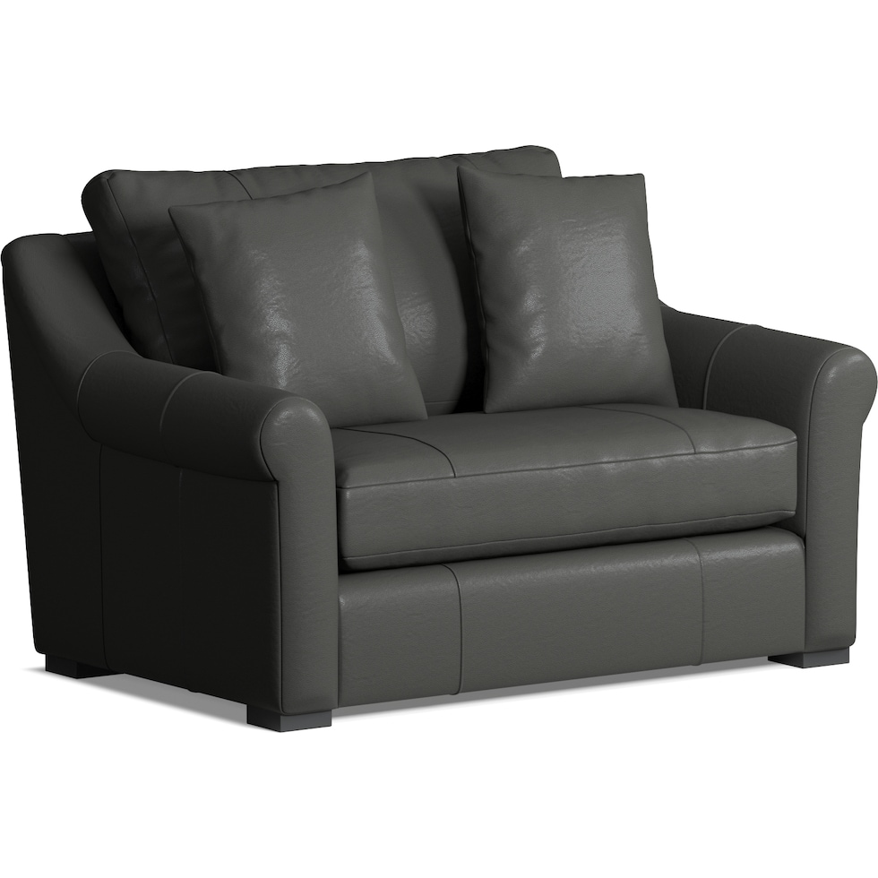 bowery gray chair and a half   