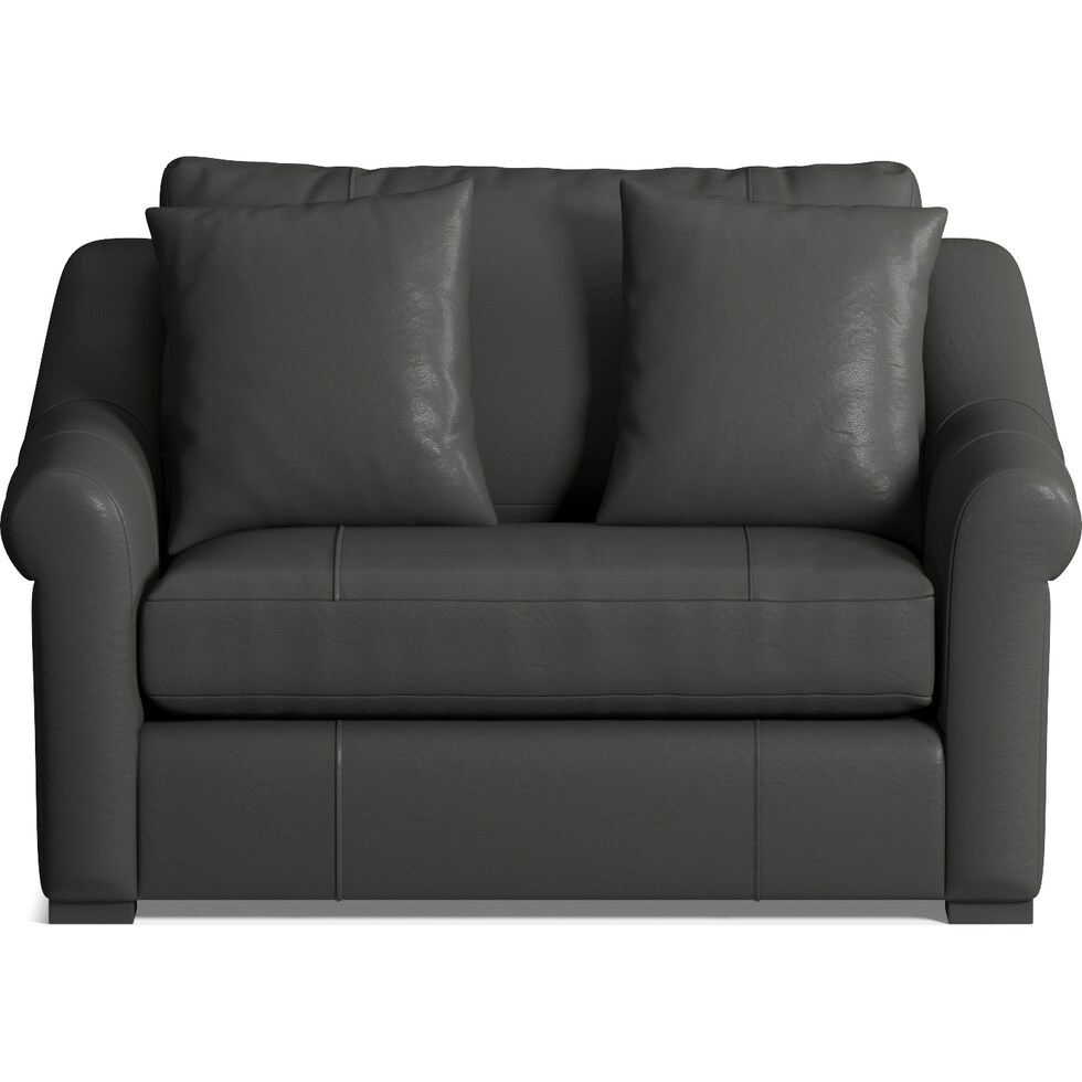 bowery gray chair and a half   