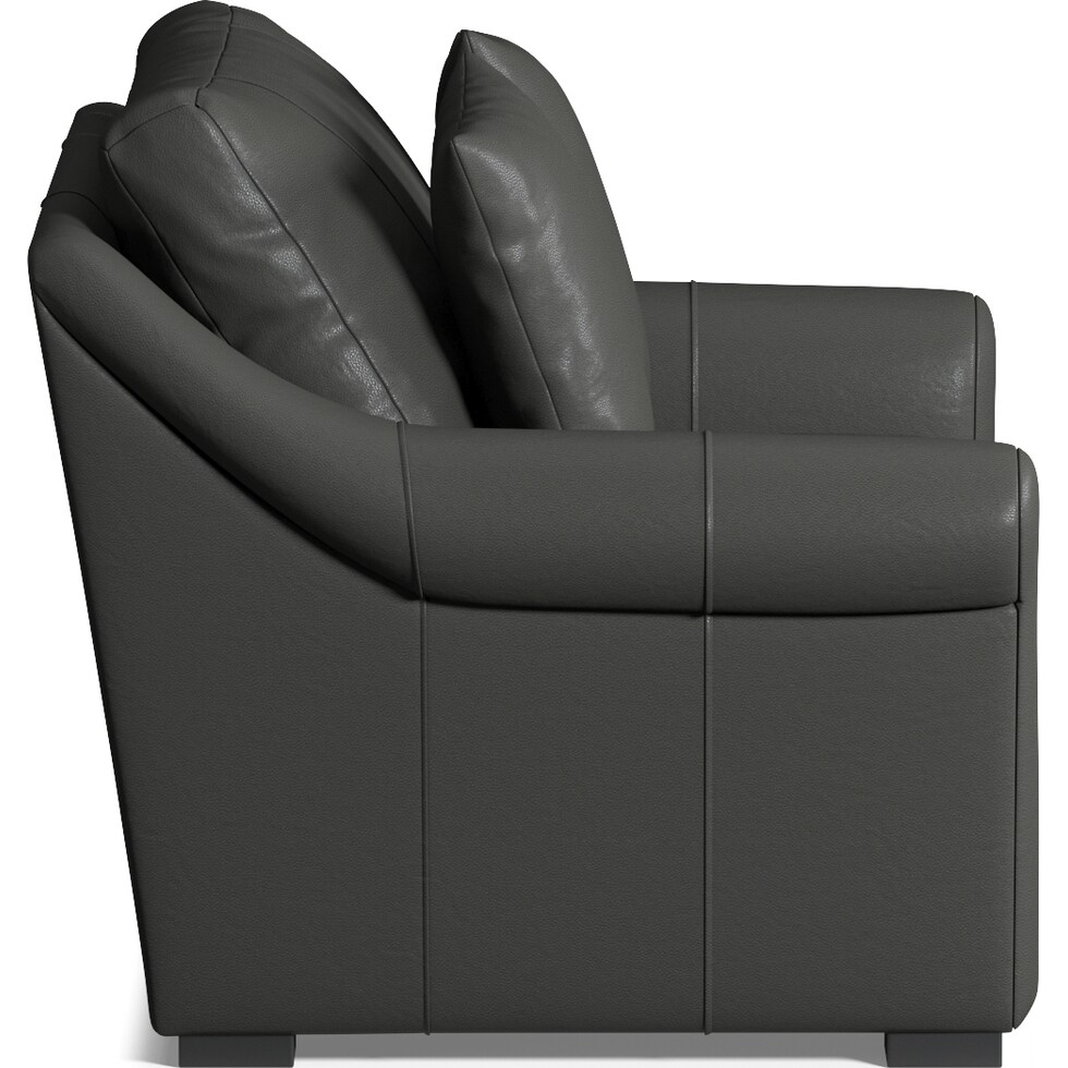 bowery gray chair and a half   