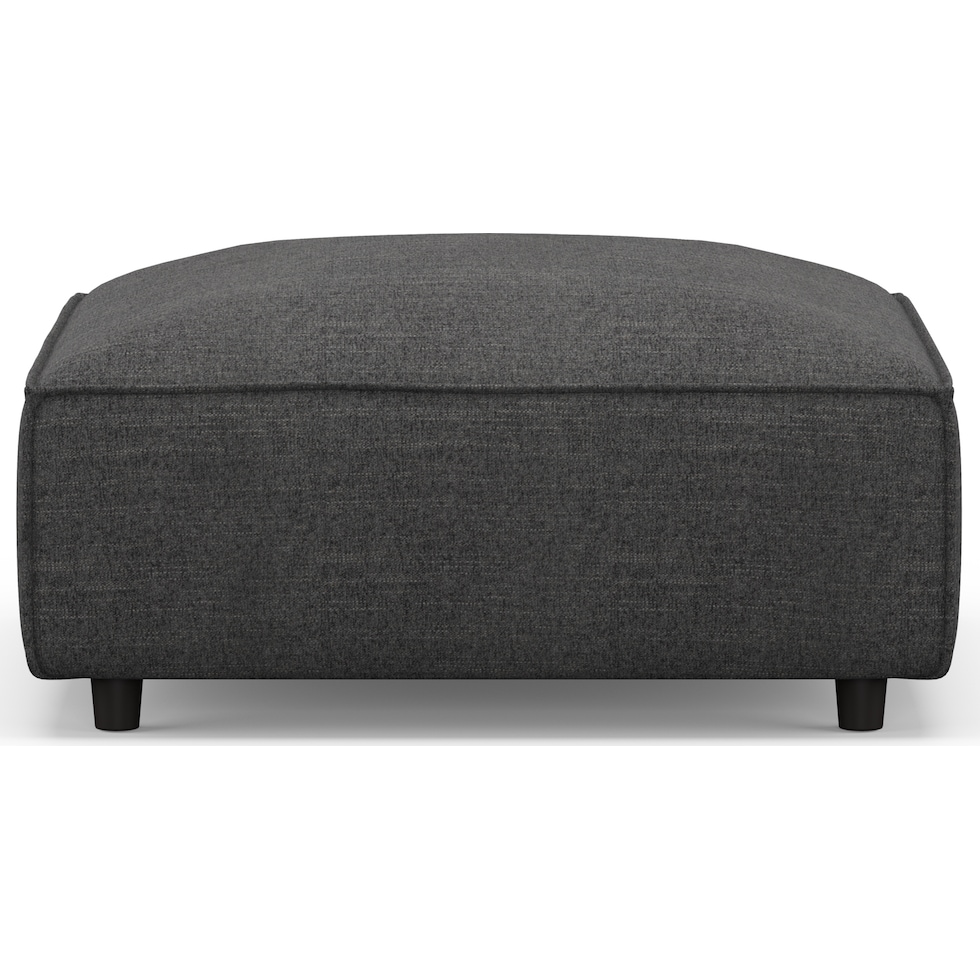 bowery gray corner chair   