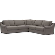 bowery gray sectional   