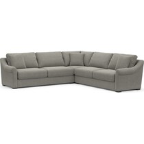 bowery gray sectional   