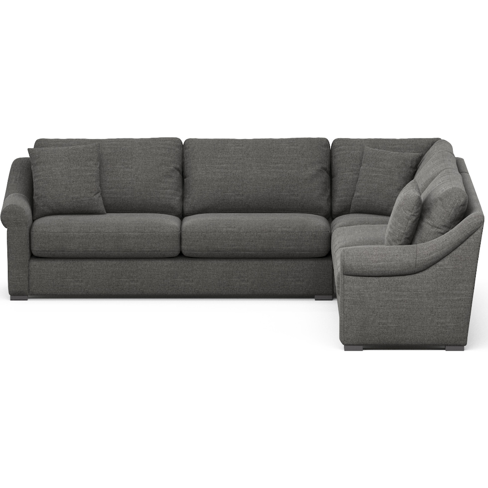 bowery gray sectional   