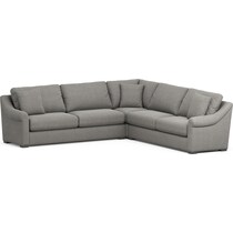bowery gray sectional   