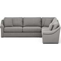 bowery gray sectional   