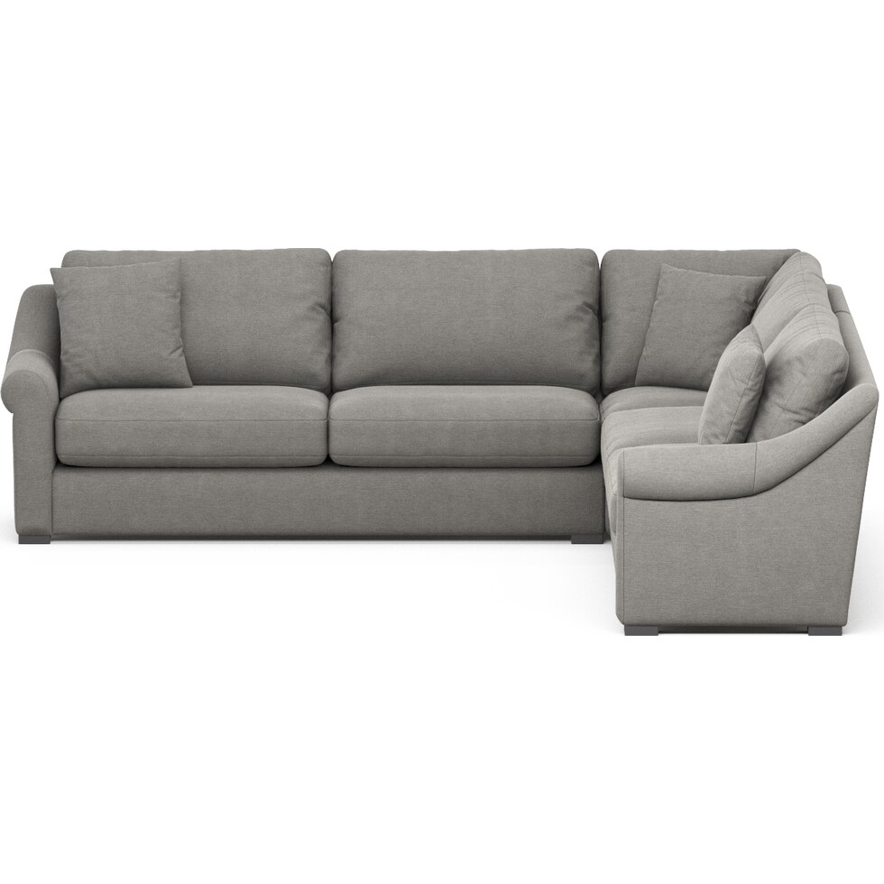 bowery gray sectional   