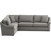 bowery gray sectional   