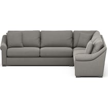 bowery gray sectional   