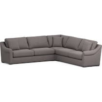 bowery gray sectional   