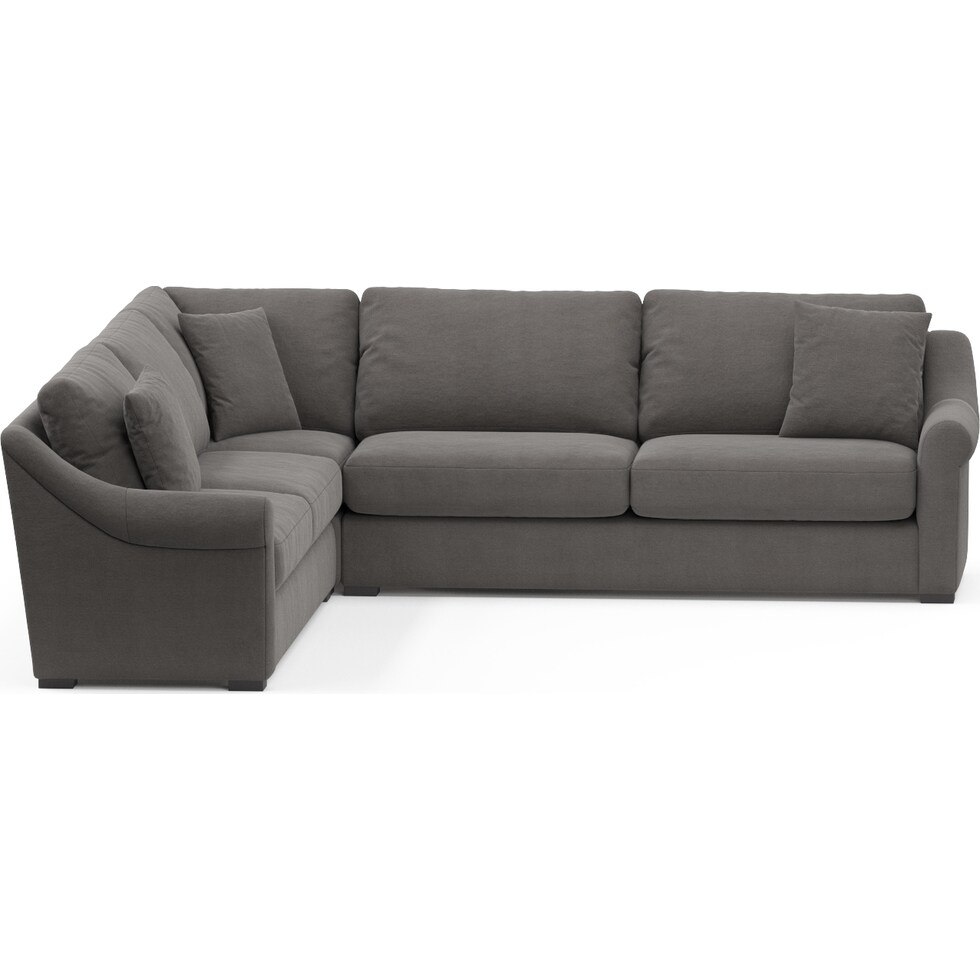 bowery gray sleeper sectional   
