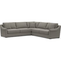bowery gray sleeper sectional   
