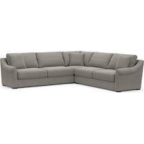 bowery gray sleeper sectional   