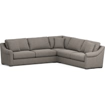 bowery gray sleeper sectional   