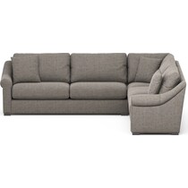 bowery gray sleeper sectional   