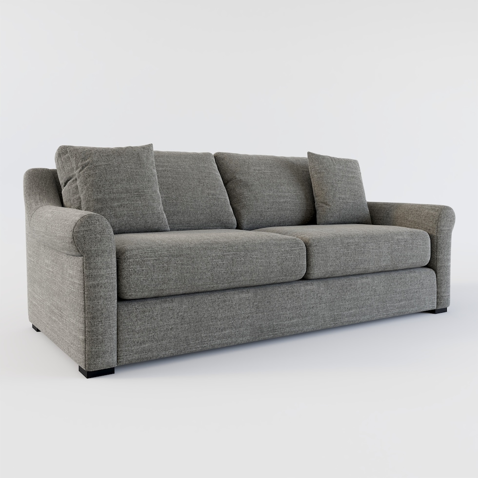 bowery gray sleeper sofa web   