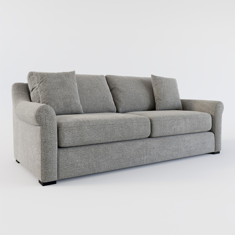 bowery gray sleeper sofa web   