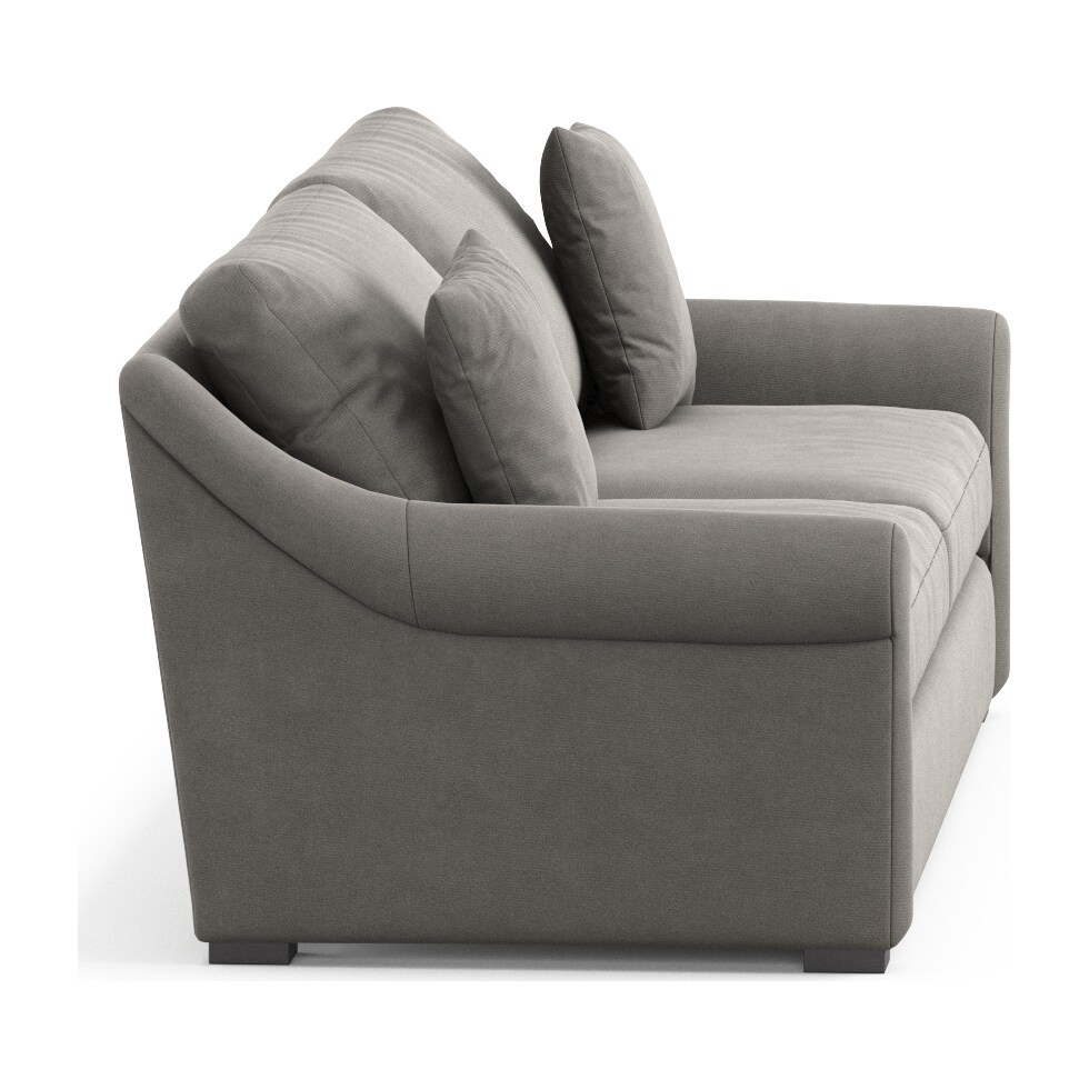 bowery gray sofa   