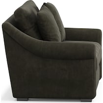 bowery green chair and a half   