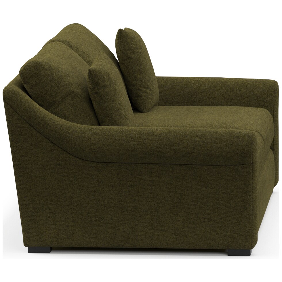 bowery green sleeper sofa   