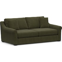 bowery green sofa   