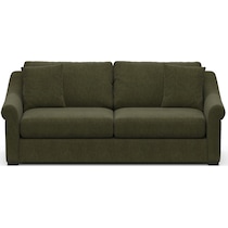 bowery green sofa   