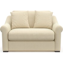 bowery light brown chair and a half   