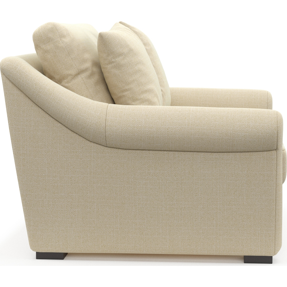 bowery light brown chair and a half   