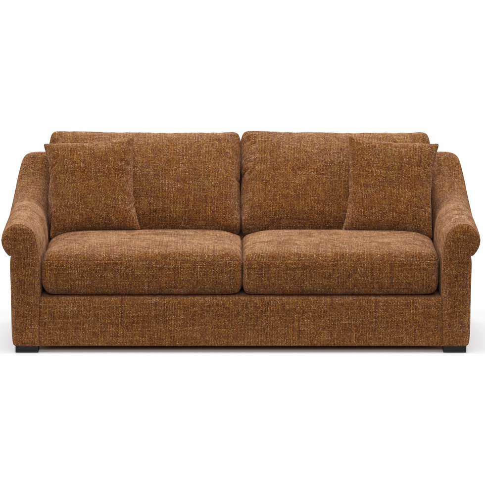 bowery light brown sleeper sofa   
