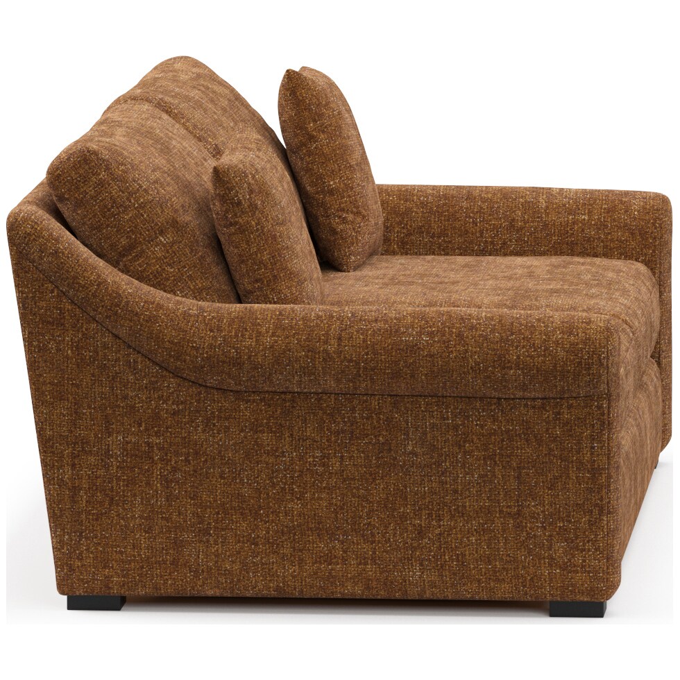 bowery light brown sleeper sofa   