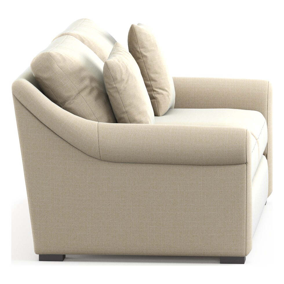 bowery light brown sleeper sofa   