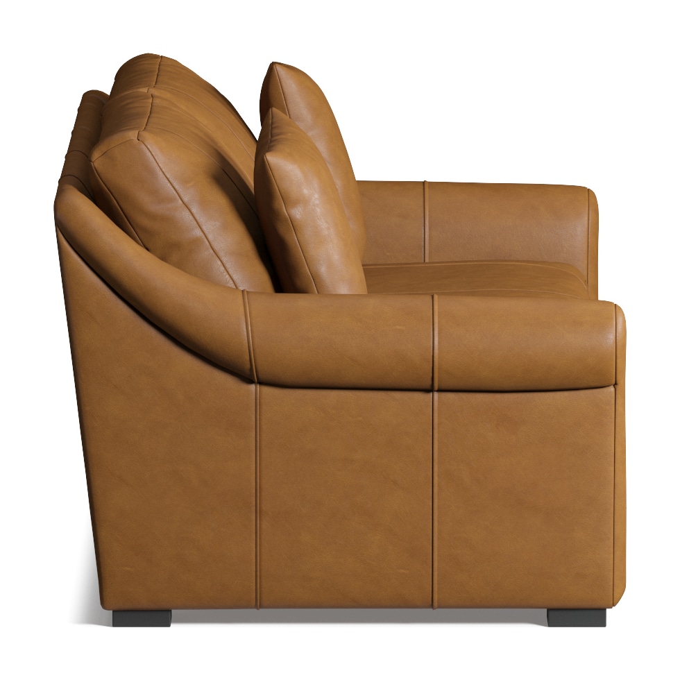 bowery light brown sleeper sofa   
