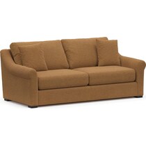bowery light brown sofa   