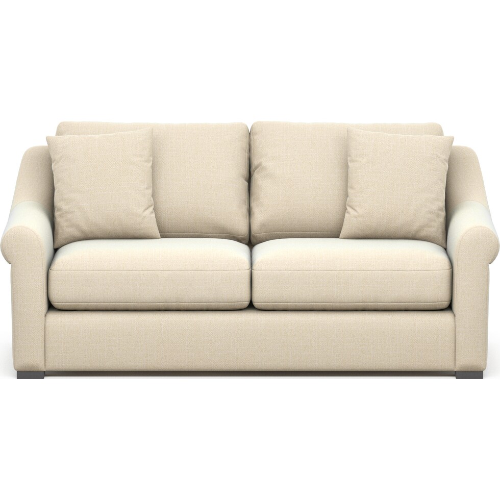 bowery light brown sofa   